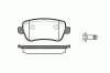 ROADHOUSE 21178.00 (2117800) Brake Pad Set, disc brake