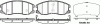 ROADHOUSE 21261.12 (2126112) Brake Pad Set, disc brake