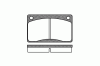 REMSA 0042.30 (004230) Brake Pad Set, disc brake