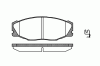 REMSA 0443.04 (044304) Brake Pad Set, disc brake