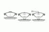 REMSA 0660.11 (066011) Brake Pad Set, disc brake