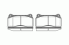 REMSA 0983.00 (098300) Brake Pad Set, disc brake