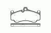 REMSA 1066.00 (106600) Brake Pad Set, disc brake