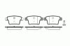 REMSA 1149.10 (114910) Brake Pad Set, disc brake