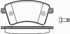 REMSA 1351.00 (135100) Brake Pad Set, disc brake