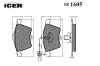 ICER 181605 Brake Pad Set, disc brake