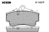 ICER 181619 Brake Pad Set, disc brake