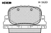 ICER 181633 Brake Pad Set, disc brake