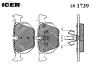 ICER 181739 Brake Pad Set, disc brake