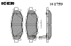 ICER 181759 Brake Pad Set, disc brake
