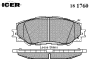 ICER 181760 Brake Pad Set, disc brake