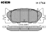 ICER 181764 Brake Pad Set, disc brake