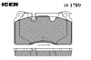 ICER 181789 Brake Pad Set, disc brake