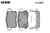 ICER 181907 Brake Pad Set, disc brake
