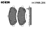 ICER 181908-201 (181908201) Brake Pad Set, disc brake