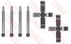 TRW PFK152 Accessory Kit, disc brake pads