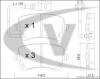 VAICO V10-8176 (V108176) Brake Pad Set, disc brake