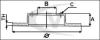 VAICO V25-40002 (V2540002) Brake Disc