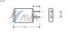 AVA QUALITY COOLING MZ6124 Heat Exchanger, interior heating