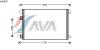 AVA QUALITY COOLING RTA5305 Condenser, air conditioning