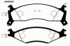 NIPPARTS J3600302 Brake Pad Set, disc brake