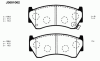 NIPPARTS J3601062 Brake Pad Set, disc brake