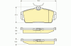 GIRLING 6131681 Brake Pad Set, disc brake