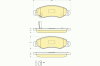 GIRLING 6133634 Brake Pad Set, disc brake