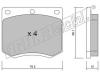 fri.tech. 025.0 (0250) Brake Pad Set, disc brake