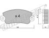 fri.tech. 035.0 (0350) Brake Pad Set, disc brake