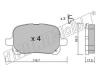 fri.tech. 444.0 (4440) Brake Pad Set, disc brake
