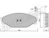 fri.tech. 448.0 (4480) Brake Pad Set, disc brake
