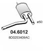 ASSO 04.6012 (046012) Middle Silencer
