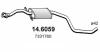 ASSO 14.6059 (146059) Middle Silencer