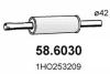 ASSO 58.6030 (586030) Middle Silencer