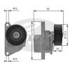 GATES T38190 Tensioner Pulley, v-ribbed belt