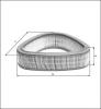 KNECHT LX699 Air Filter
