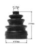 SPIDAN 23065 Bellow Set, drive shaft