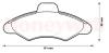 JURID 571726D Brake Pad Set, disc brake