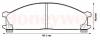 JURID 572373J Brake Pad Set, disc brake