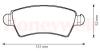 JURID 573036J-AS (573036JAS) Brake Pad Set, disc brake