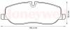 JURID 572521J Brake Pad Set, disc brake