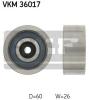 SKF VKM36017 Deflection/Guide Pulley, v-ribbed belt