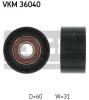 SKF VKM36040 Deflection/Guide Pulley, v-ribbed belt