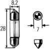 HELLA 8GM002094-121 (8GM002094121) Bulb, position-/outline lamp