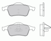 FERODO FDB1383 Brake Pad Set, disc brake