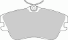 FERODO FVR970 Brake Pad Set, disc brake