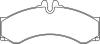 BREMBO P50028 Brake Pad Set, disc brake