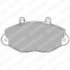 DELPHI LP1418 Brake Pad Set, disc brake