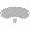 DELPHI LP1462 Brake Pad Set, disc brake